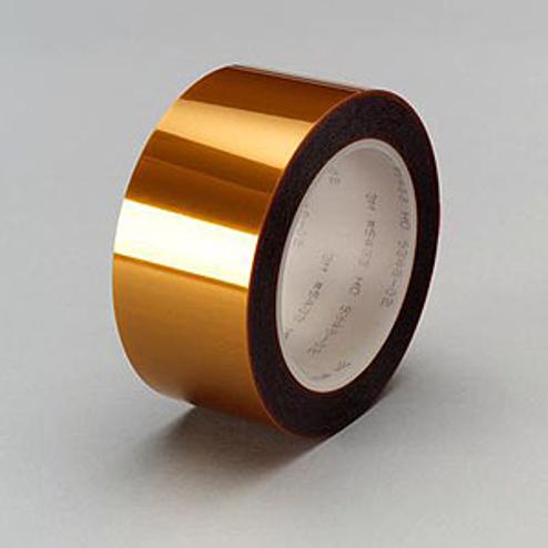 0.13 Width Amber Polyimide/Silicone Tape with Silicone Adhesive TapeCase 2B-0.125 X 36YD 11000 Dielectric Strength PK-3 2 mil Length 36 yd Pack of 3 