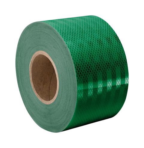3M 3437 Engineer Grade Prismatic Reflective GREEN CONSPICUITY TAPE 3/8" x 5yd 